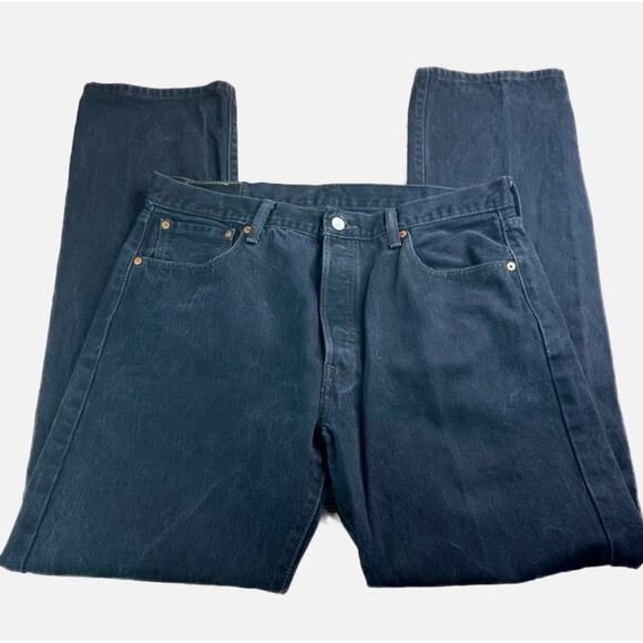 Levi's Other - Levi’s 501 Black 100% Cotton Denim Jeans